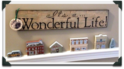 Annette found an It's A Wonderful Life sign to add to her Cat's Meow collection.