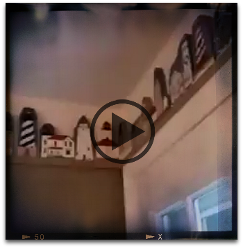 Click to watch Deneen's home video of her Cat's Meow collection.