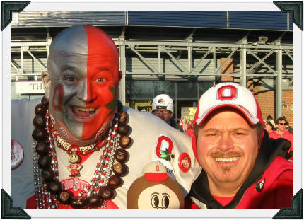 Tony with OSU fan and friend, "Big Nut"