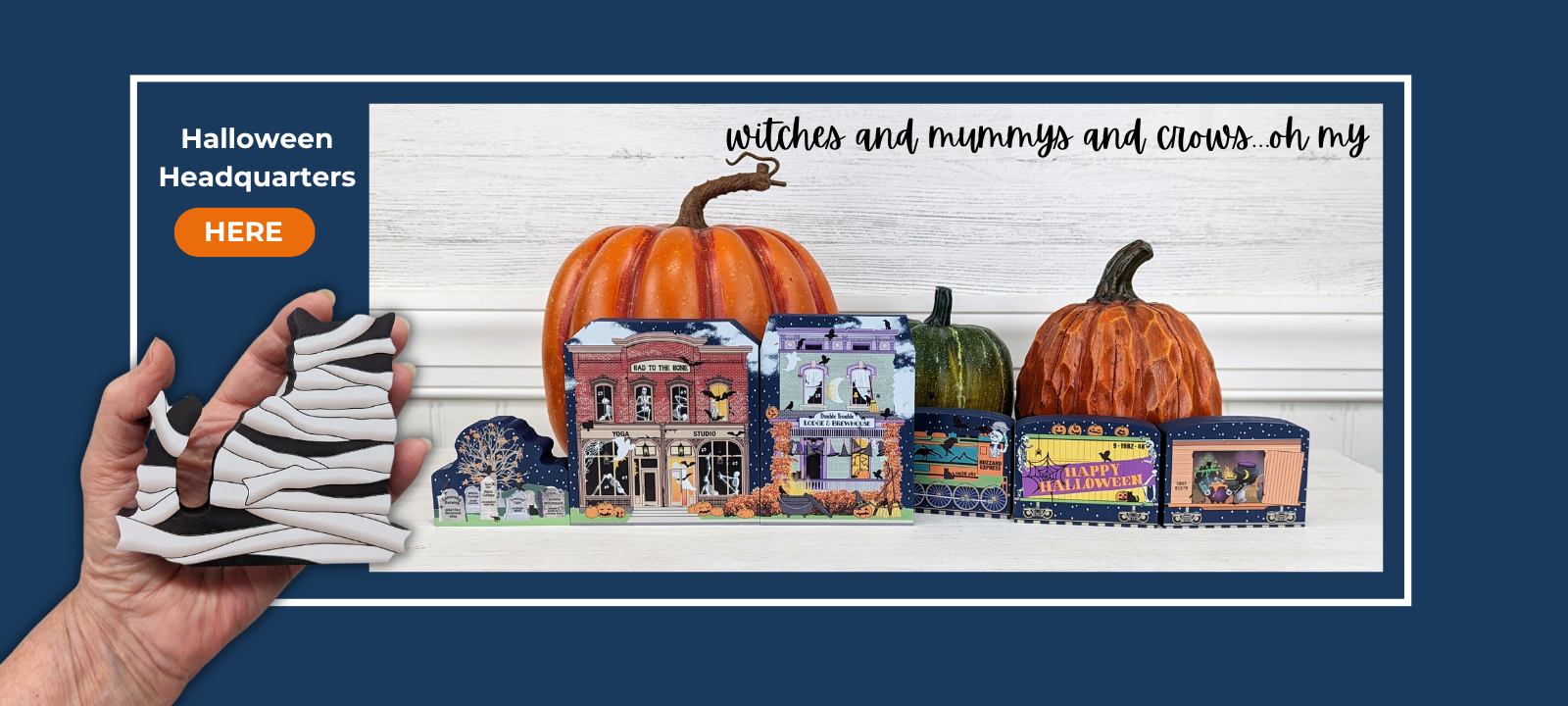Get your paws on all the newest Halloween Village collection