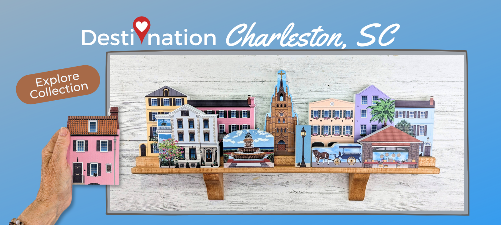 Grab your Charleston, South Carolina souvenirs here. Keep memories of the beautiful southern architecture.