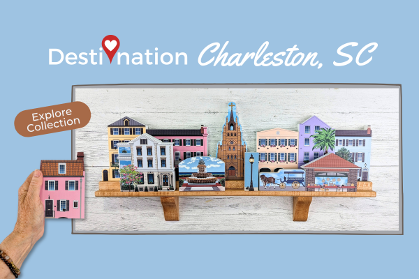 Grab your Charleston, South Carolina souvenirs here. Keep memories of the beautiful southern architecture.