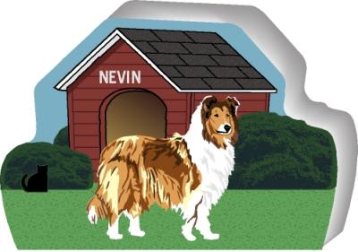Collie can be personalized with your dog's name