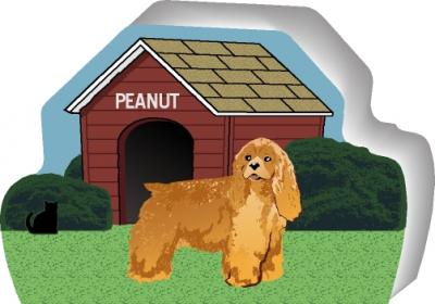 Cocker Spaniel can be personalized with your dog's name