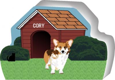 Welsh Corgi can be personalized with your dog's name