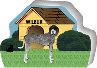Bluetick Coonhound can be personalized with your dog's name
