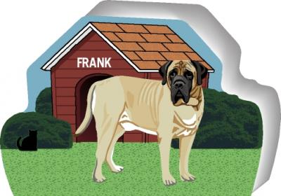 Mastiff can be personalized with your dog's name