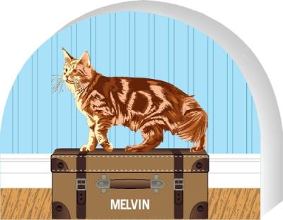 Maine Coon - Red Tabby cat by The Cat's Meow Village, PURRsonalize Me! Item
