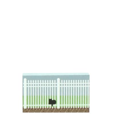 2" wood fence section to add with Cat's Meow Village houses