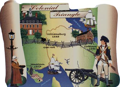 Colonial Triangle, Yorktown, Jamestown, Revolutionary War