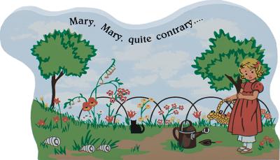 Mary, Mary, Quite Contrary, nursery rhymes, mother goose