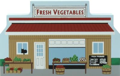 Typical Amish Vegetable Stand in Wayne & Holmes Counties, Ohio