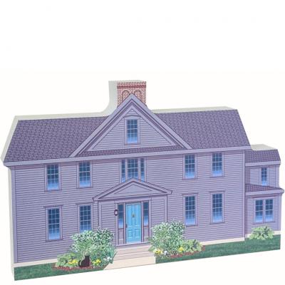 We handcraft this Orchard House from 3/4" thick wood with colorful details on the front and more of the story on the back. Made in the USA by The Cat's Meow Village.