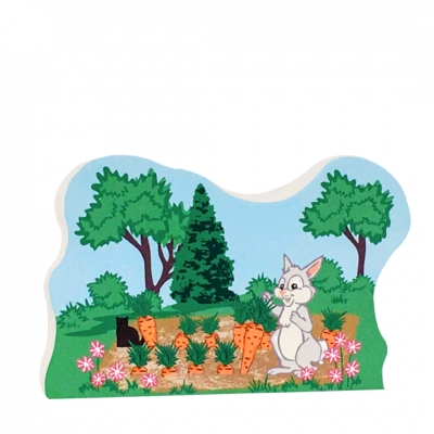 Add this Cottontail Path Chickie Babies to your Easter decor. Handcrafted of 3/4" thick wood by The Cat's Meow Village in our Wooster, Ohio workshop.