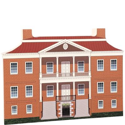 Beautifully detailed replica of Drayton Hall, Charleston, South Carolina. Handcrafted in the USA 3/4" thick wood by Cat’s Meow Village.