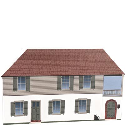 St. Augustine, The Oldest House, González-Alvarez House, Florida. Handcrafted in the USA by Cat's Meow Village.
