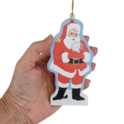 Santa, It's A Wonderful Life Ornament (color)