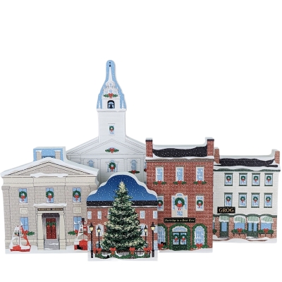 Grab this Historic Newburyport, MA Christmas Village as a set and save. Handcrafted by The Cat's Meow Village in Ohio.