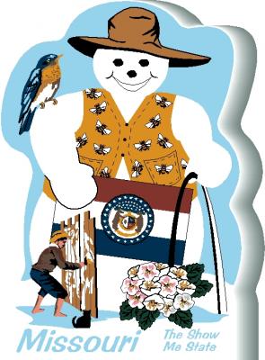 Missouri State Snowman handcrafted and made in the USA.