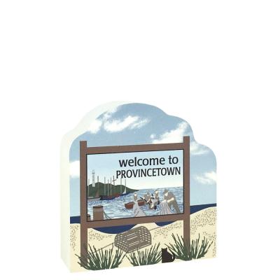 Add this Provincetown Sign to your Cape Cod Cat's Meow display to remind you of the fun times you had there!