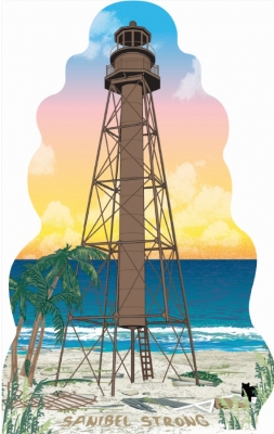 Cat's Meow replica of Sanibel Lighthouse on Sanibel Island, FL