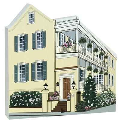 Wooden replica of the Mary Scott House in Charleston, SC just waiting to be added to your home decor. Remember your visit to Charleston, SC with our handcrafted in the USA wooden keepsake.