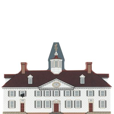 Vintage Mount Vernon from Virginia Dynasty Series handcrafted from 3/4" thick wood by The Cat's Meow Village in the USA