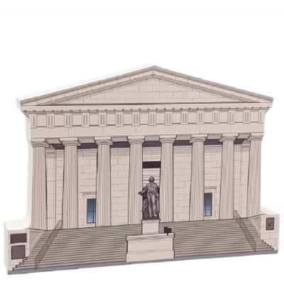 Federal Hall National Memorial,Manhattan, New York. Handcrafted in the USA 3/4" thick wood by Cat’s Meow Village.