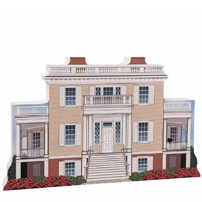Hamilton Grange National Memorial, Manhattan, New York. Handcrafted in the USA 3/4" thick wood by Cat’s Meow Village.