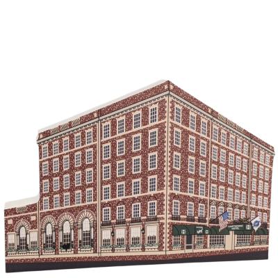 Hawthorne Hotel, Salem Massachusetts. Handcrafted in the USA 3/4" thick wood by Cat’s Meow Village.