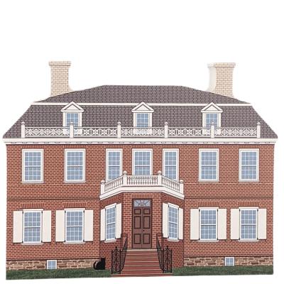 Add this beautifully detailed replica of Schuyler Mansion, Albany, New York, to your Cat's Meow Village!  Handcrafted in the USA.