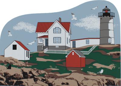Nubble Lighthouse, Cape Neddick Lighthouse, lighthouse, York Maine, York Beach, Maine, nautical, New England