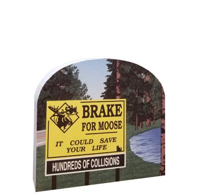 Brake For Moose, It could save your life, hundreds of collisions every year