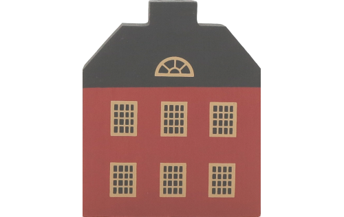 Vintage Grandinere House from Series II handcrafted from 3/4" thick wood by The Cat's Meow Village in the USA