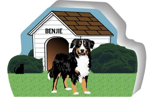Bernese Mountain Dog can be personalized with your dog's name