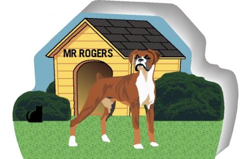 Boxer can be personalized with your dog's name