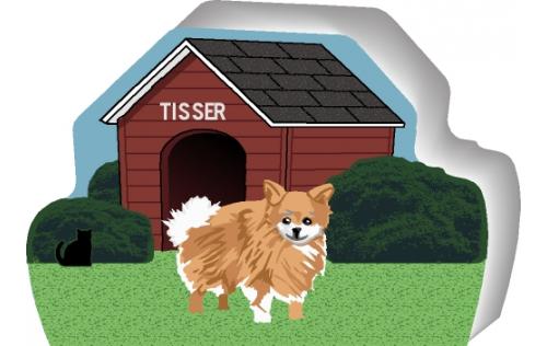 Pomeranian can be personalized with your dog's name
