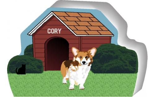 Welsh Corgi can be personalized with your dog's name