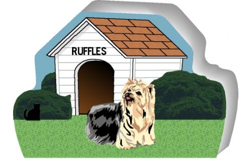 Yorkshire Terrier can be personalized with your dog's name
