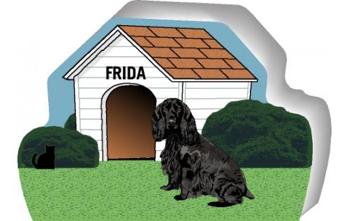 Field Spaniel can be personalized with your dog's name