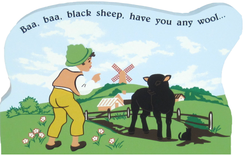 Baa! Baa! Black Sheep, nursery rhymes, sheep, wool