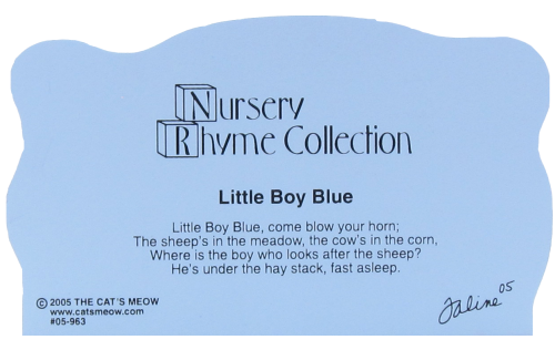 Little Boy Blue, nursery rhymes, 
