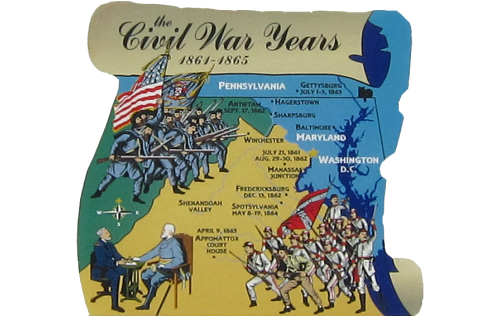 Civil War, Confederate, Union, 1861-1865, Lincoln, Appomattox Court House, Spotsylvania, Fredericksburg, Manassas Junction, Gettysburg