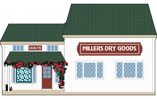 Cat's Meow Millers Dry Goods, Amish Country Collection 2015