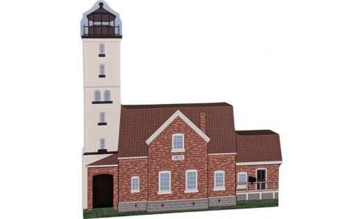 Add this lovely lighthouse replica of Presque Isle Lighthouse, Erie, PA,  to your Cat's Meow Village! Handcrafted in the USA.