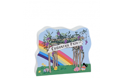 Cottontail Path, Grape Arbor. Handcrafted in the USA by Cat's Meow Village.