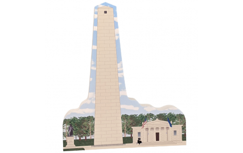 Bunker Hill Monument, Boston National Historical Park  Handcrafted in the USA 3/4" thick wood by Cat’s Meow Village.