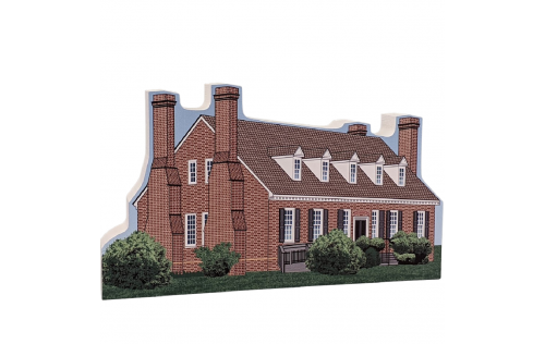 Beautifully detailed replica of George Washington Birthplace National Monument, Virginia.  Handcrafted in the USA 3/4" thick wood by Cat’s Meow Village.