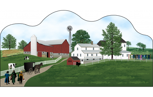 Cat's Meow Amish Country Scene, Amish Life Collection