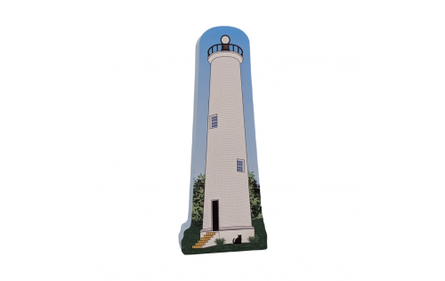 Egmont Key Lighthouse, Florida State Park. Handcrafted in the USA 3/4" thick wood by Cat’s Meow Village.